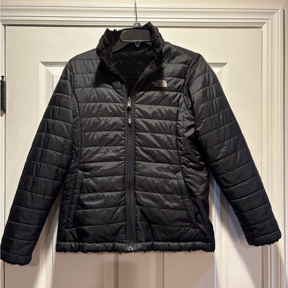 The North Face Charcoal Quilted Jacket